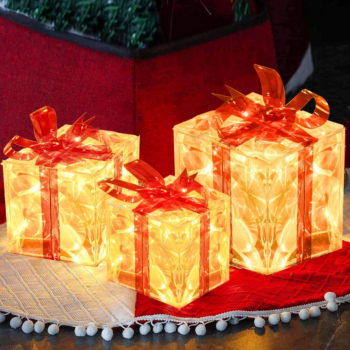 Illuminated Christmas Gift Box Set™