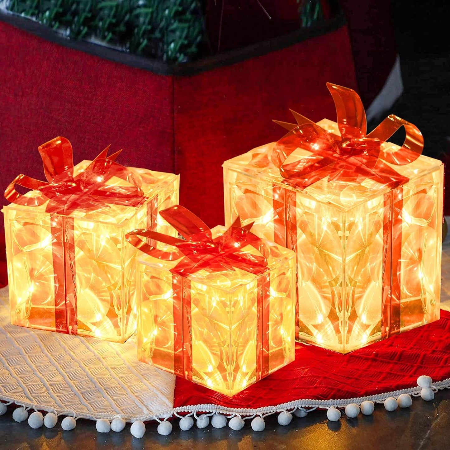 Illuminated Christmas Gift Box Set™